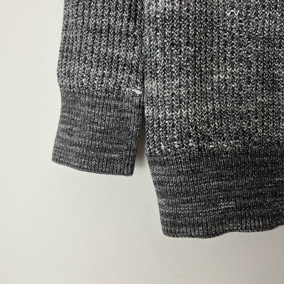 PRANA Abelle Sweater tunic style stripes gray and white M - Picture 4 of 10